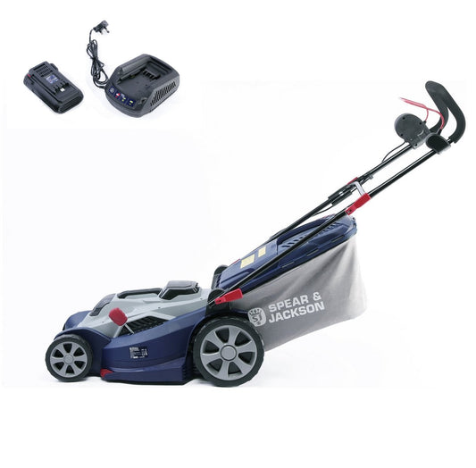 Spear & Jackson SCR3640A 40cm Cordless Rotary Lawnmower - 36V