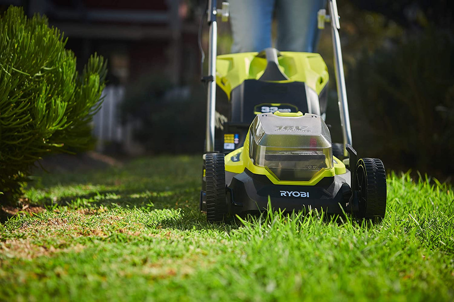 Ryobi RLM18X33B50LT23A 18V ONE+™ Cordless 33cm Lawnmower & 23cm Grass Trimmer (1 x 5.0Ah)