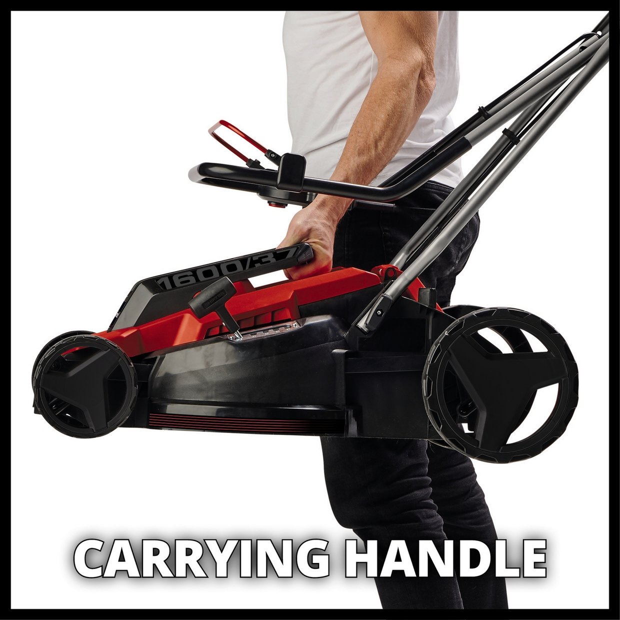 Einhell 37cm Corded Rotary Lawnmower - 1600W