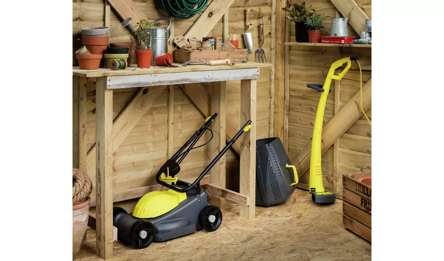Challenge SLM32E-ZB Corded 32cm Rotary Lawnmower - 1000w
